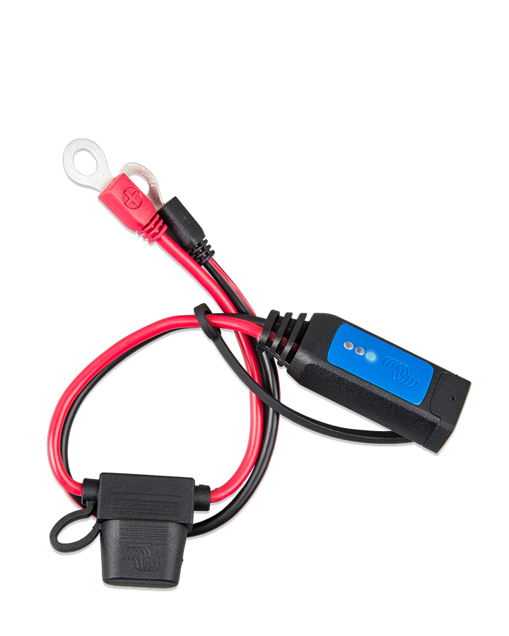 M8 Battery Indicator Eyelet with 30A ATO Fuse - Durable Power Monitoring Solution for Automotive, Marine & RV Electrical Systems
