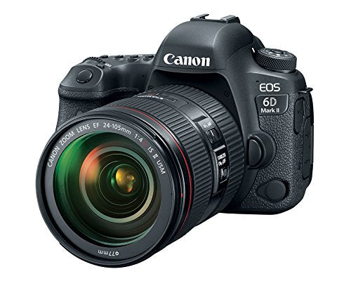 Canon EOS 6D Mark II DSLR Camera Body - Full Frame Digital Camera with 26.2MP CMOS Sensor, 45-Point AF & 4K Video - Perfect for Professional Photography, Travel & Vlogging