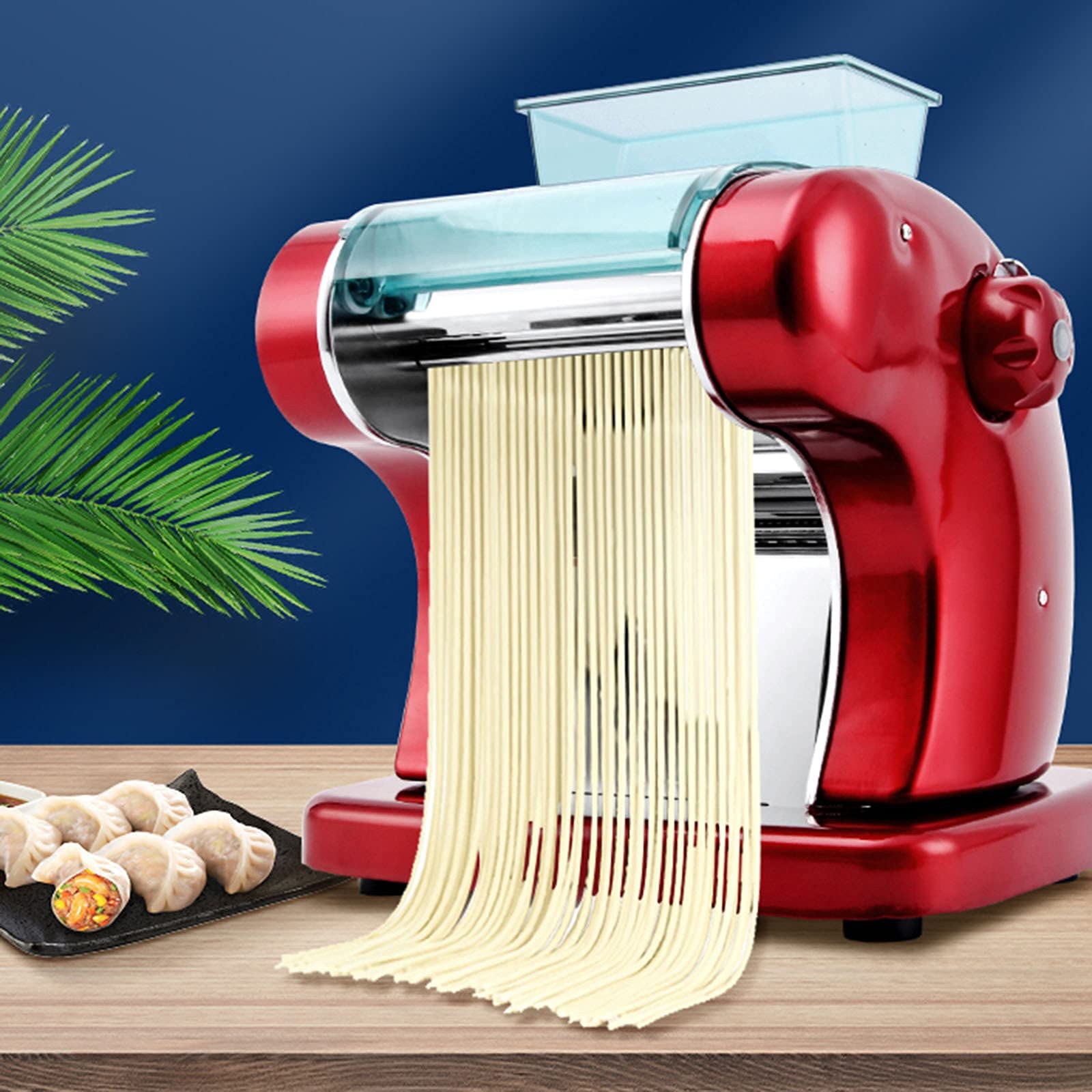 Electric Pasta Maker Machine - Stainless Steel Noodle Maker & Spaghetti Roller Press for Homemade Pasta | Perfect for Italian Cuisine, Family Dinners & Kitchen Gifts