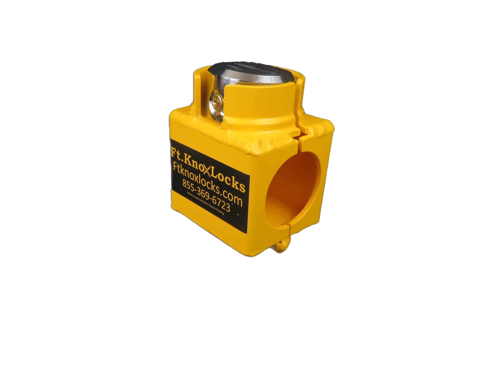 RAM Coupler Lock - Heavy Duty BOLT CUTTER PROOF Security Lock for RAM Couplers with Trimax Puck Lock | Secure Truck, Trailer & Equipment | Weatherproof & Anti-Theft Protection