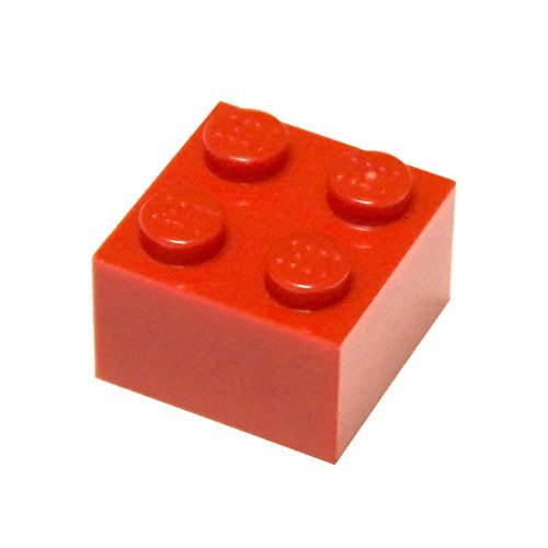 100PCS 2x2 Red LEGO Bricks - Bright Red Building Blocks for Kids, DIY Projects, and Creative Play | Perfect for LEGO Sets, Home Decor, and Educational Activities