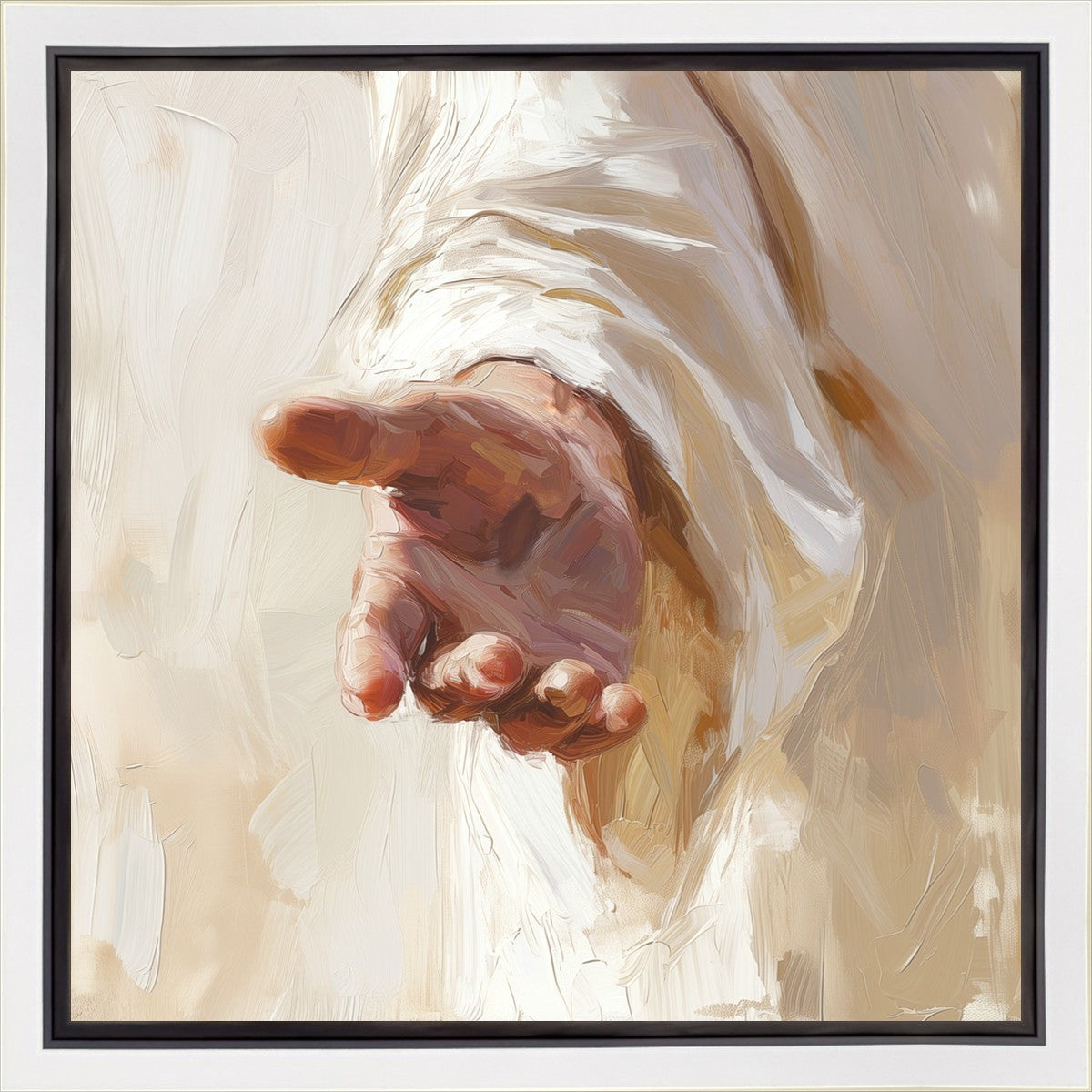 Graven on His Palm Gallery Wrap Canvas - Religious Wall Art Decor for Home, Church & Office - Inspirational Bible Verse Artwork