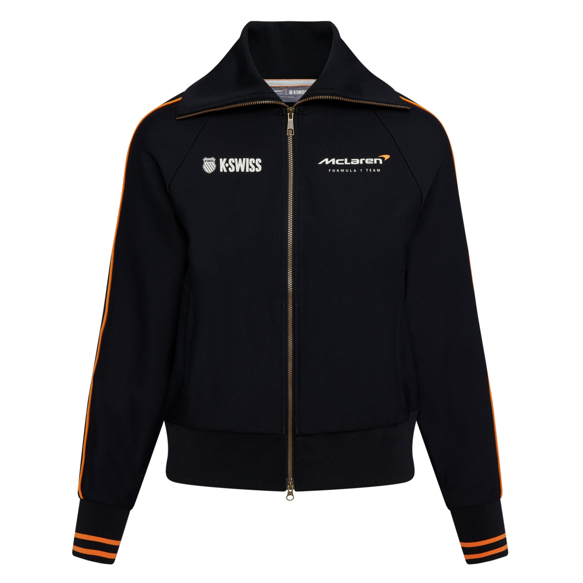McLaren F1 Team Vintage Soft Track Jacket - Black | Retro Racing Jacket for Men & Women | Perfect for Motorsport Fans, Casual Wear & Collectors