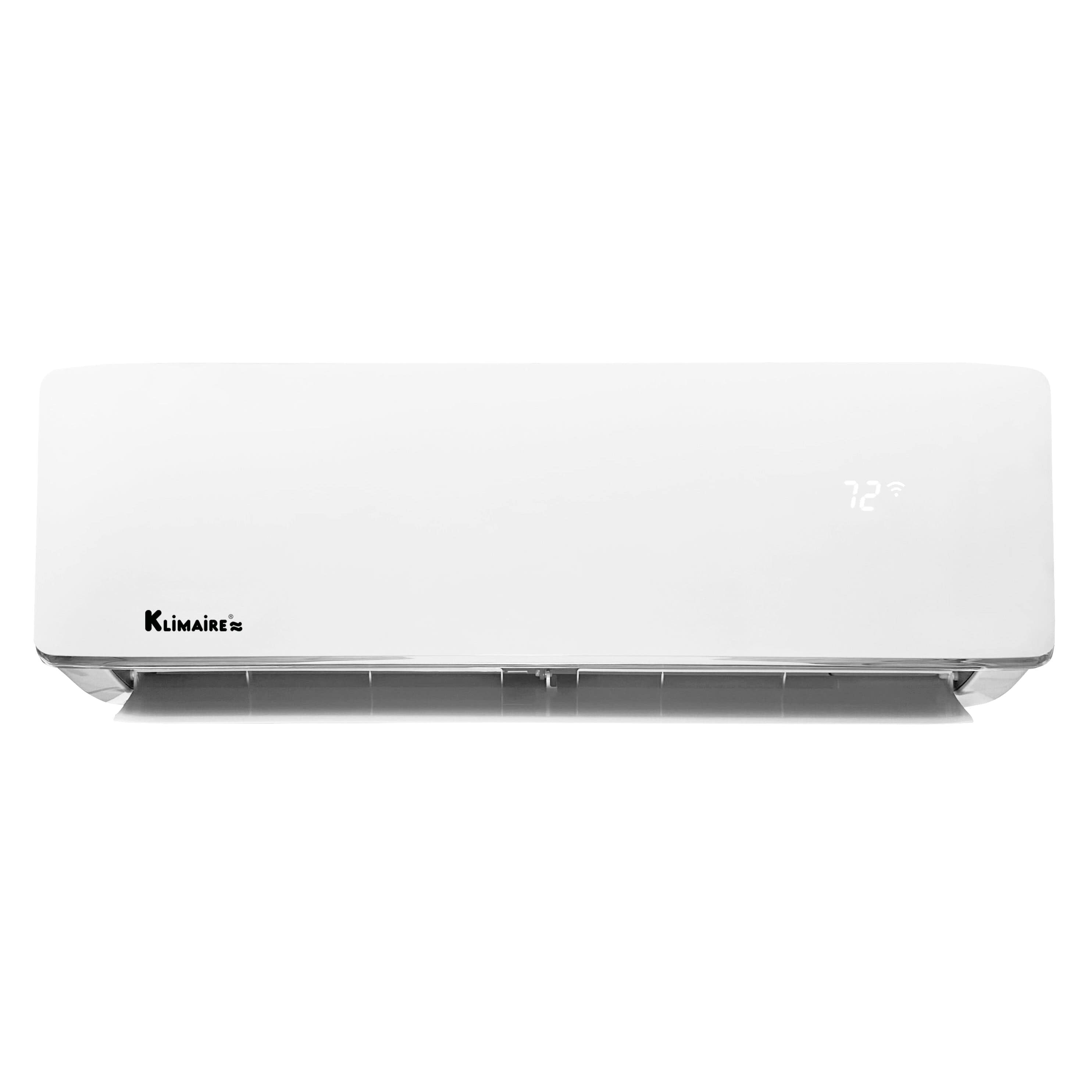 3 Zone Klimaire 24.6 SEER2 Multi Split Wall Mount Air Conditioner Heat Pump System - 12K+12K+12K BTU - Energy Efficient Inverter HVAC for Home & Office Cooling and Heating