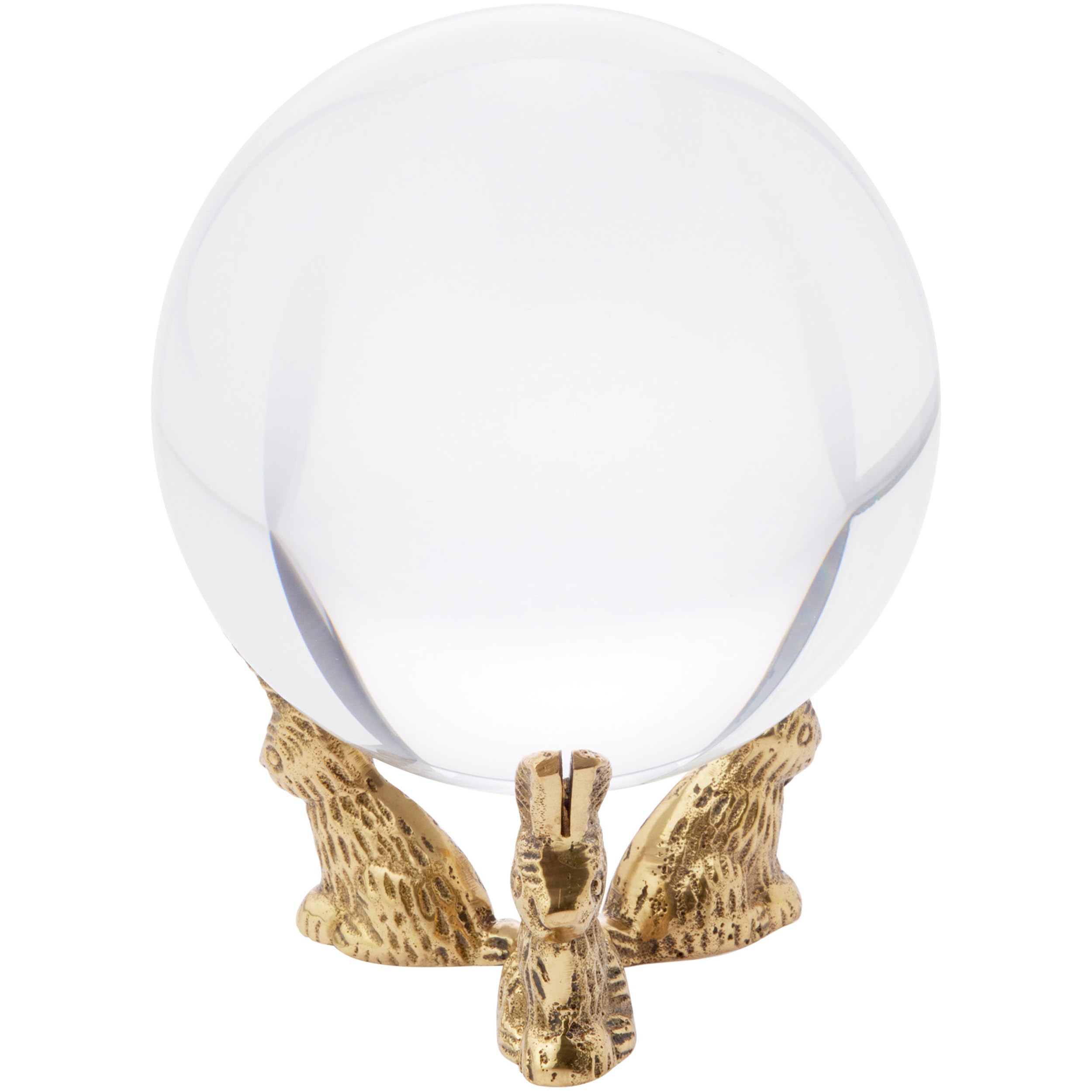 Premium Brass Egg Stand Holder with Rabbit Design - 2.125