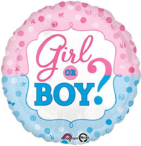 8-Piece Baby Gender Reveal Balloon Bouquet Set - Blue & Pink Balloons for Boy or Girl Gender Reveal Party, Baby Shower Decorations & Games (Perfect for Gender Announcement Parties, Baby Showers, and Celebrations)