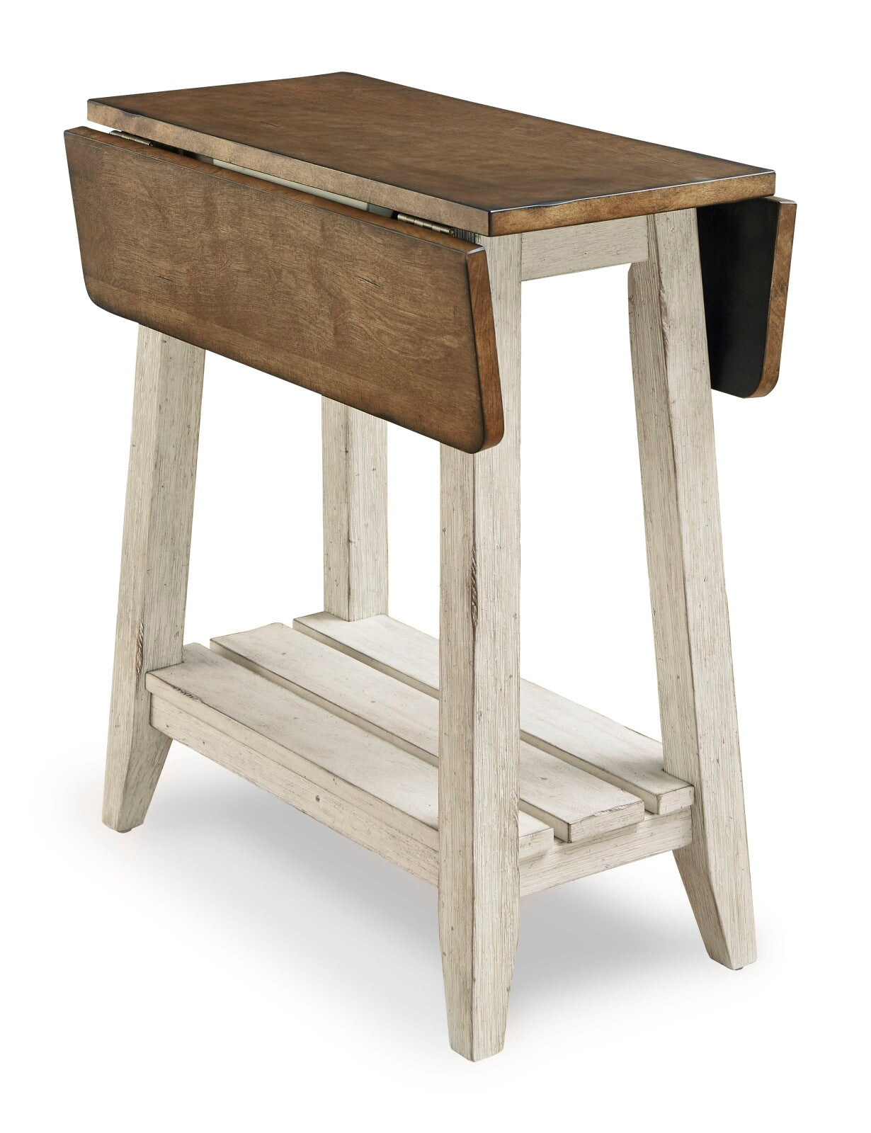Drop Leaf End Table - Space Saving Folding Side Table for Small Spaces - Perfect for Living Room, Bedroom, or Apartment Decor