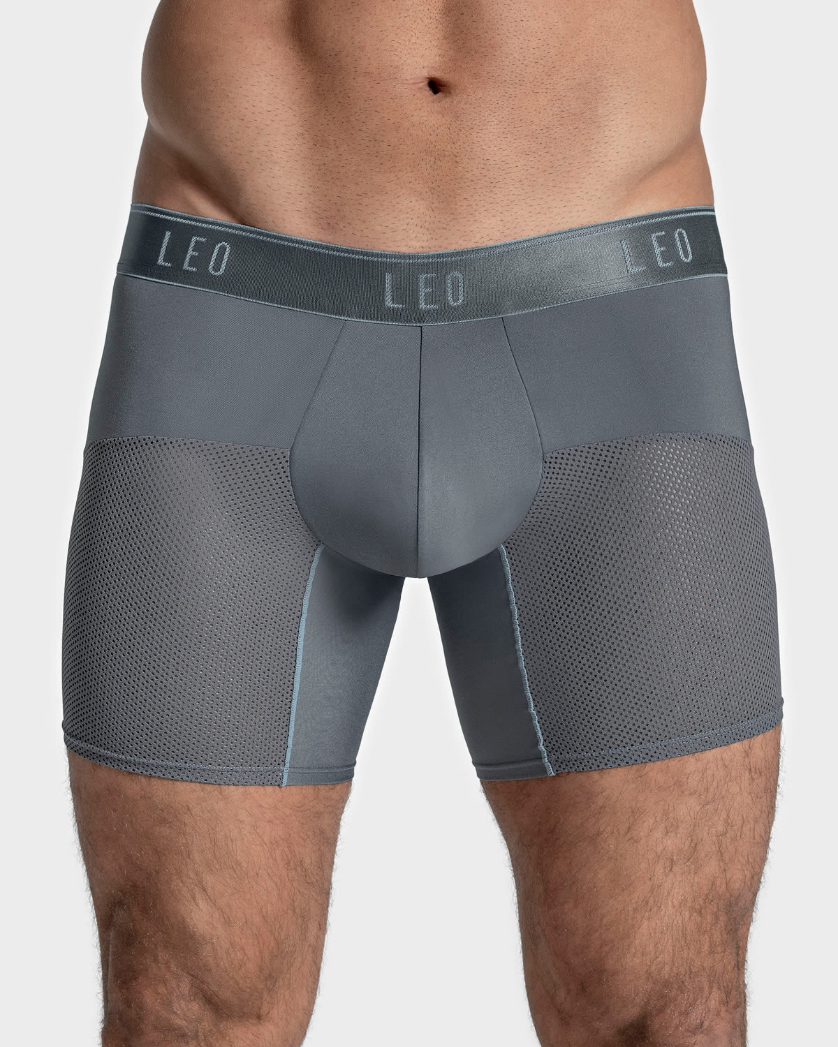 Breathable High-Tech Mesh Boxer Briefs with Ergonomic Support Pouch - Perfect for Gym, Running & Everyday Comfort