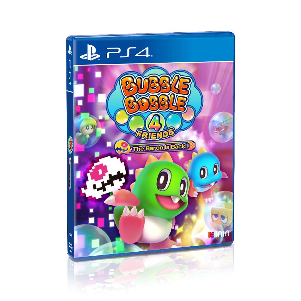 Bubble Bobble 4 Friends: Baron is Back - PlayStation 4 PS4 Game | Classic Arcade Action for Family & Friends | Perfect for Parties, Game Nights & Retro Gaming Enthusiasts