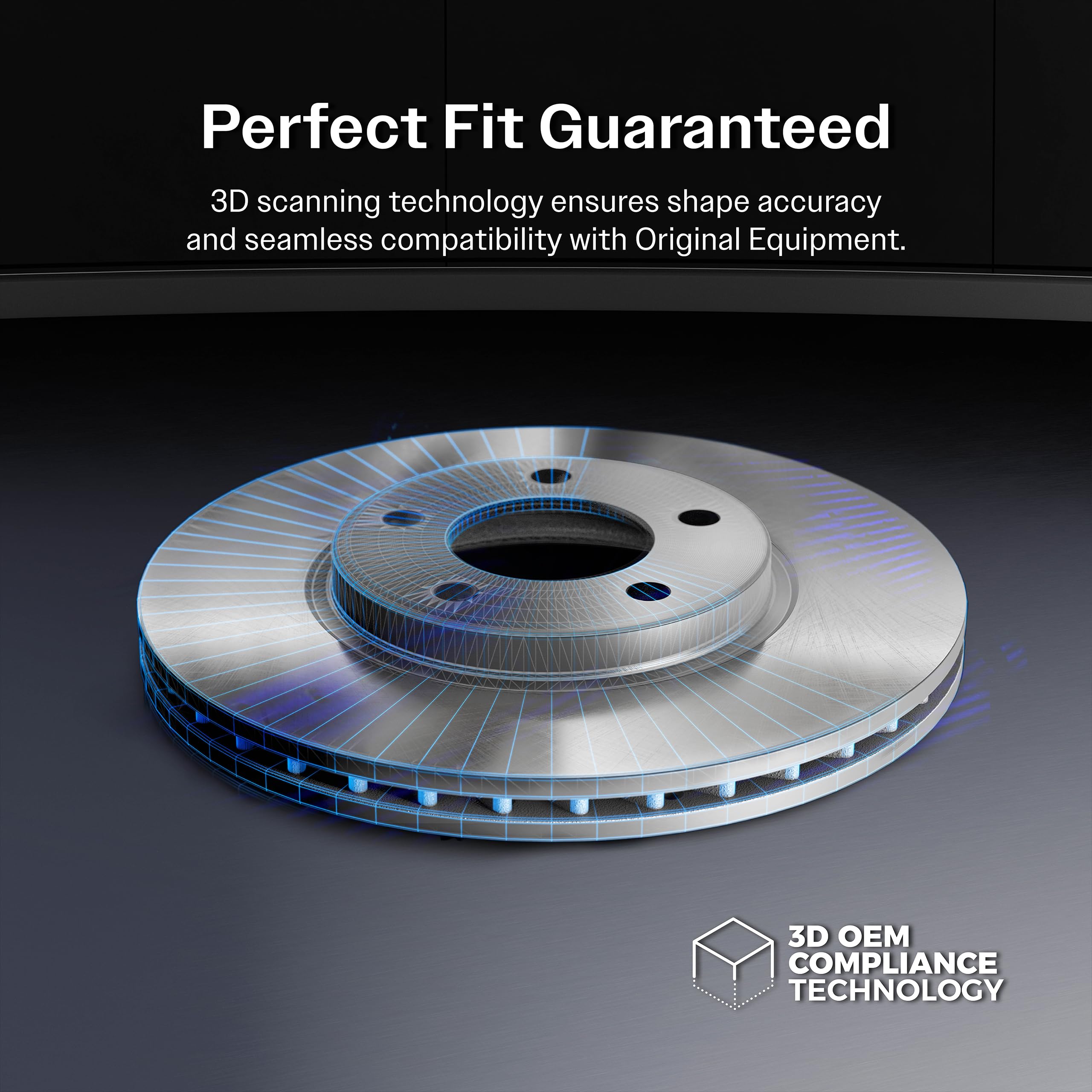 2008-2011 Ford Focus Front Brake Rotors & Pads Kit - K8F-100155 Replacement | Semi-Metallic Brake Pads & Premium Disc Rotors | Perfect for City Driving & Highway Commuting