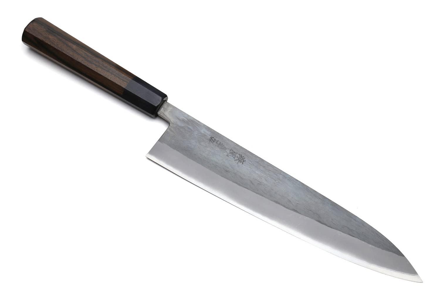 Yoshihiro Kurouchi Black-Forged Blue Steel Stainless Clad Gyuto Chef Knife 10.5
