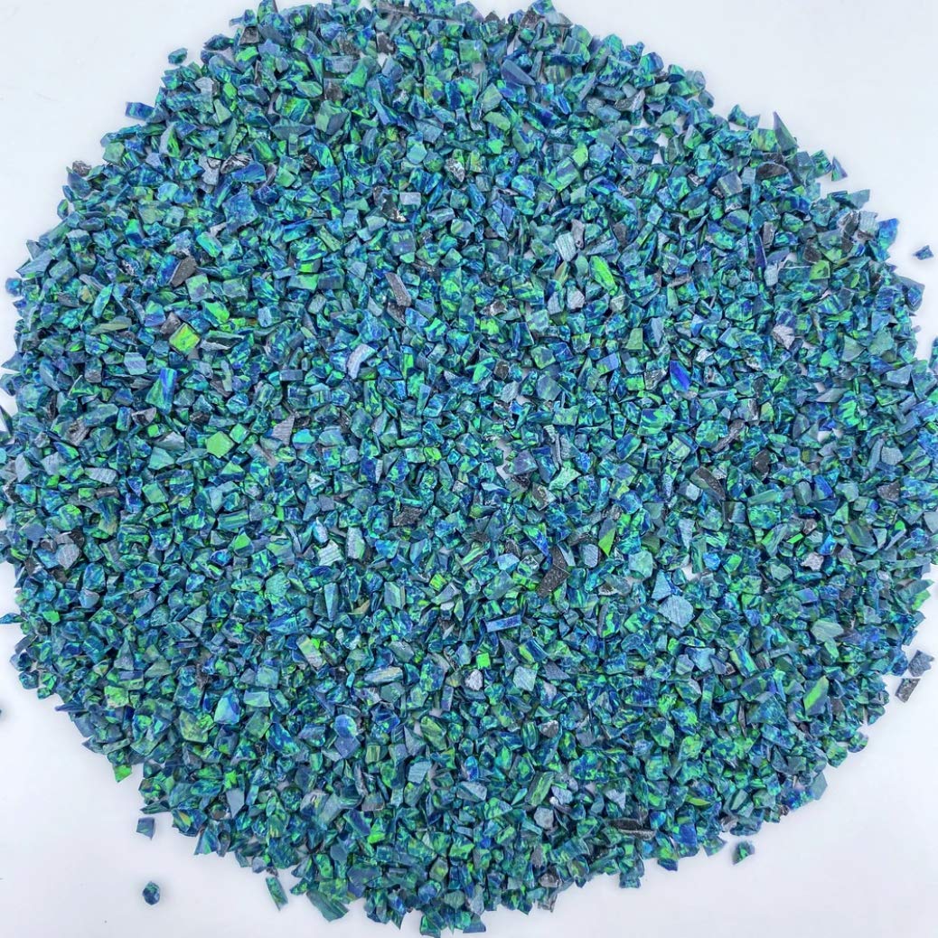 Patrick Adair Supplies Black Emerald Opal (1g) - Genuine Opal Gemstones for Jewelry Making, Wire Wrapping & DIY Crafts | Perfect for Rings, Necklaces & Earrings