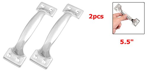 uxcell 2 Pack 5.5 Inch Stainless Steel Cabinet Pull Handles - Heavy Duty Drawer Handles for Dresser, Wardrobe & Furniture Doors - Perfect for Home Kitchen & Bathroom Renovation