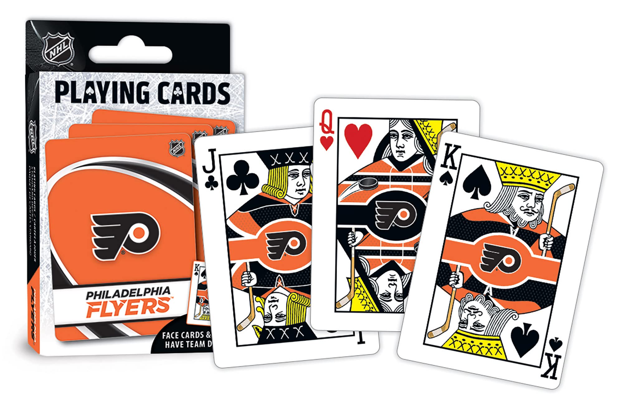 Philadelphia Flyers NHL Playing Cards - Officially Licensed Deck for Poker, Blackjack & Card Games - Perfect for Game Nights, Sports Fans & Collectors