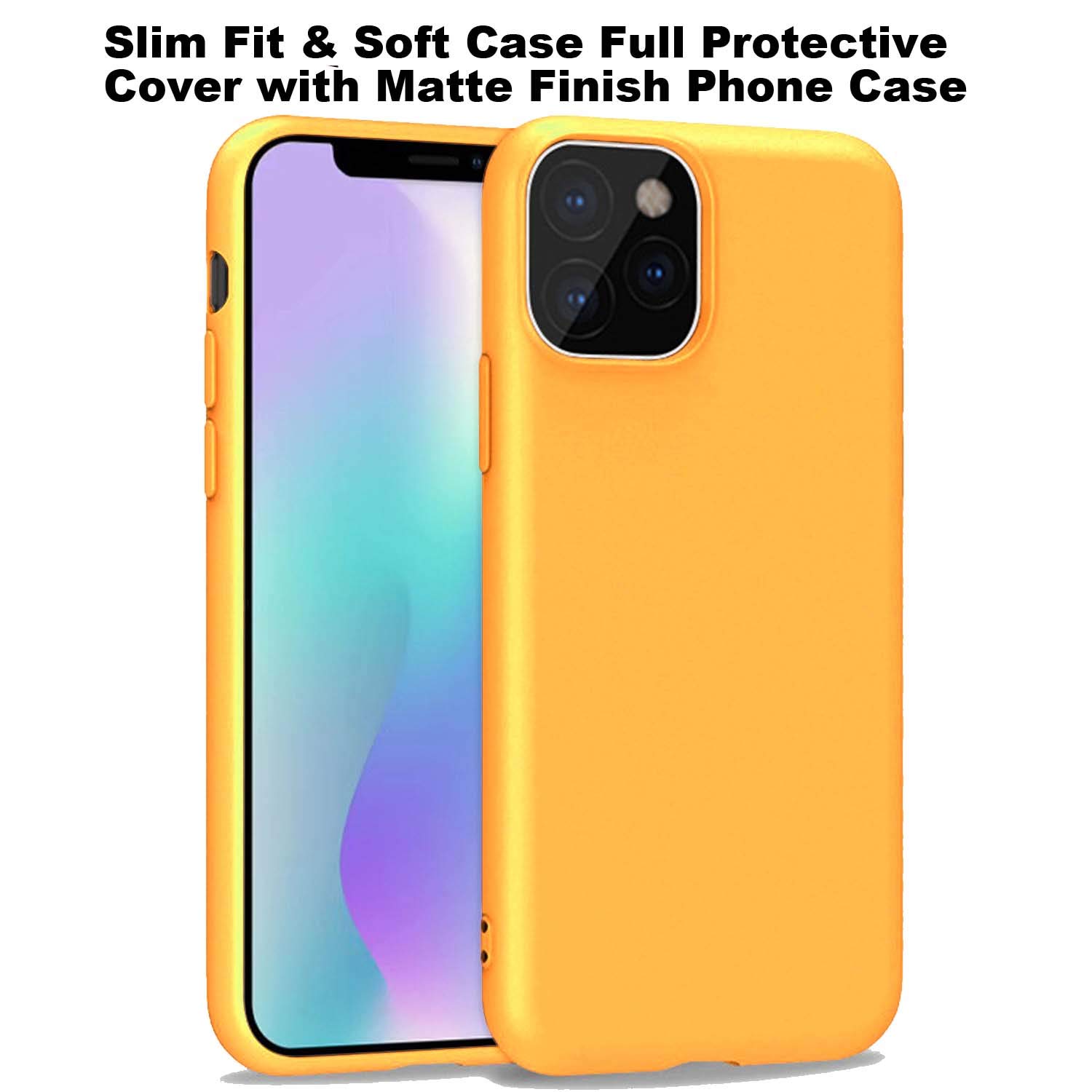 2-Pack Slim Fit Matte TPU Phone Case for iPhone 11 (6.1 inch 2019 Model) - Ultra Thin Lightweight Protective Cover in Teal & Dark Blue | Perfect for Everyday Use, Work and Travel Protection