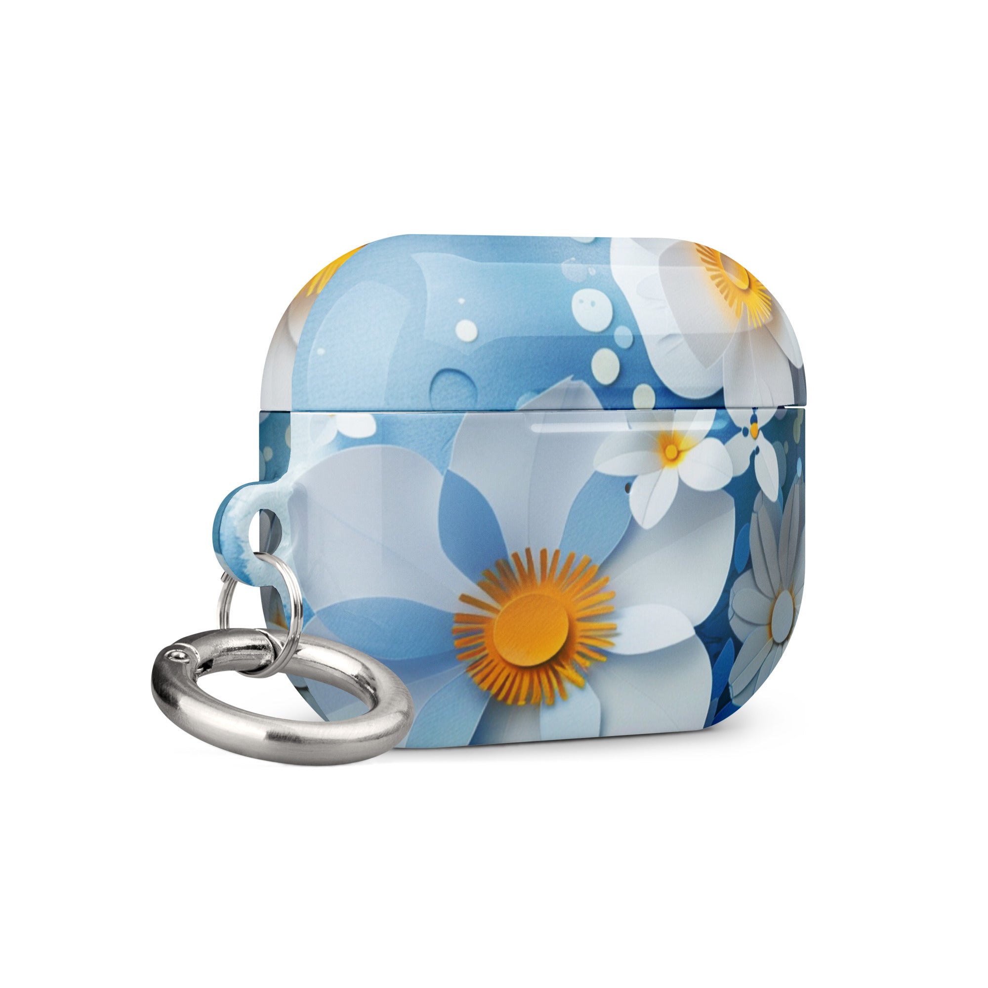 Premium Daisy Sky AirPods Case - Shockproof & Scratch-Resistant Cover for AirPods 1/2/3/Pro - Cute Floral Design Protective Case for Gym, Travel & Everyday Use