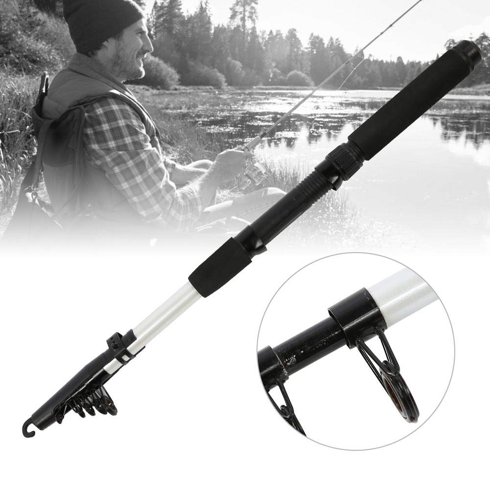 Portable Telescopic Fishing Rod - Lightweight Fiberglass Travel Fishing Pole for Sea, Casting & Spinning | Perfect for Outdoor Adventures, Beach Trips & Camping