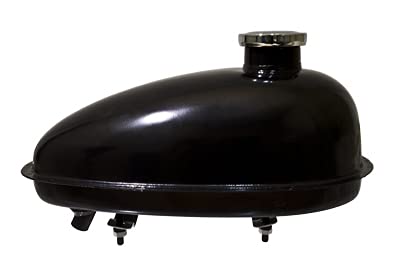 Zeda 1/2 Gallon Black Gas Tank for Motorcycles & ATVs