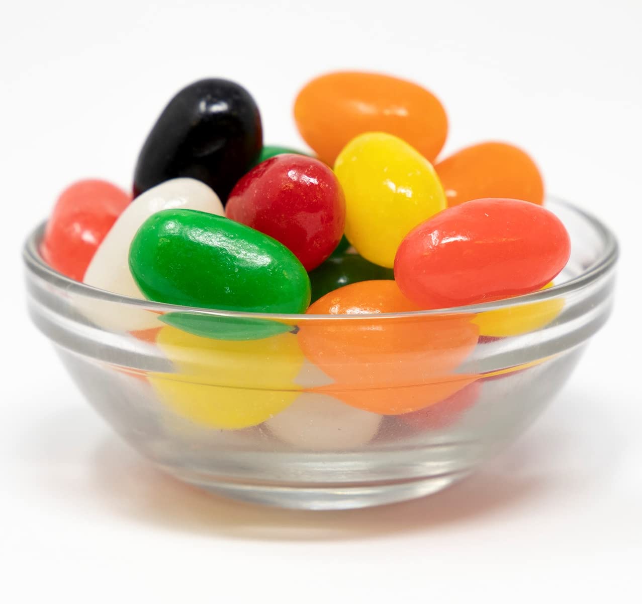 WinCrest Jumbo Spiced Jelly Beans - 2 Pound Bulk Gummy Candy Tub | Perfect for Halloween Treats, Party Favors & Office Snacks