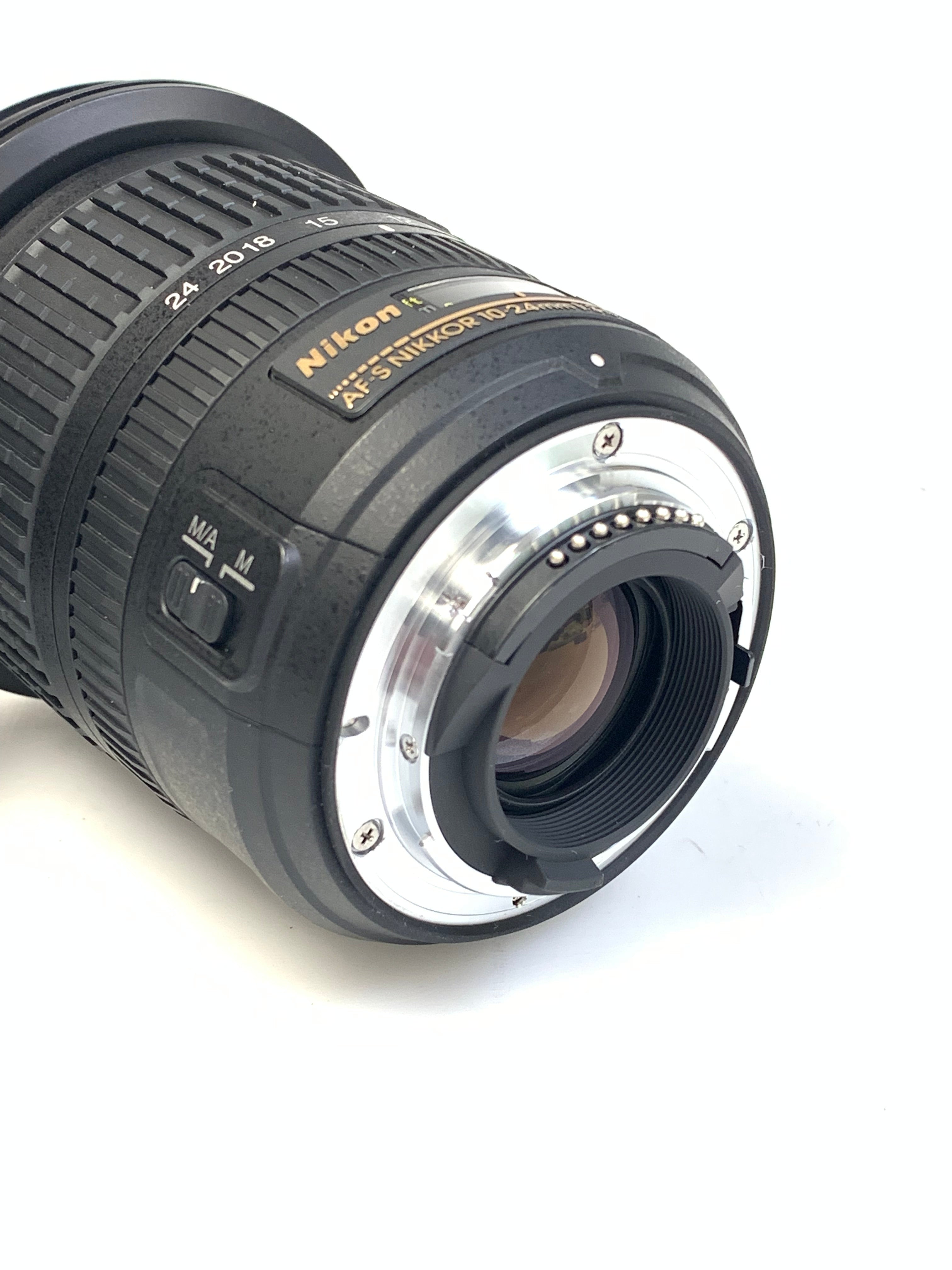 Used Nikon AF-S DX NIKKOR 10-24mm f/3.5-4.5G ED Wide-Angle Zoom Lens - Great for Landscape & Architecture Photography (SKU:Nik.2181)