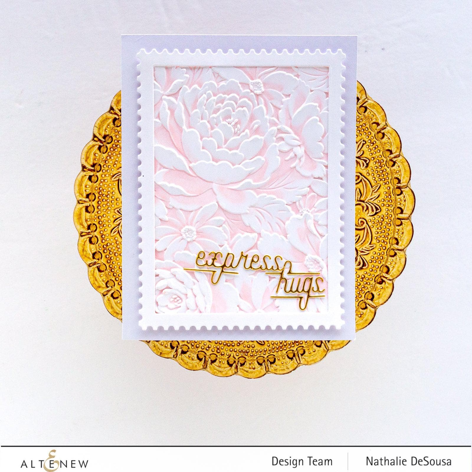 3D Embossing Folder for DIY Flower Beds - Floral Pattern Card Making & Scrapbooking Supplies for Wedding Invitations, Greeting Cards, and Paper Crafts
