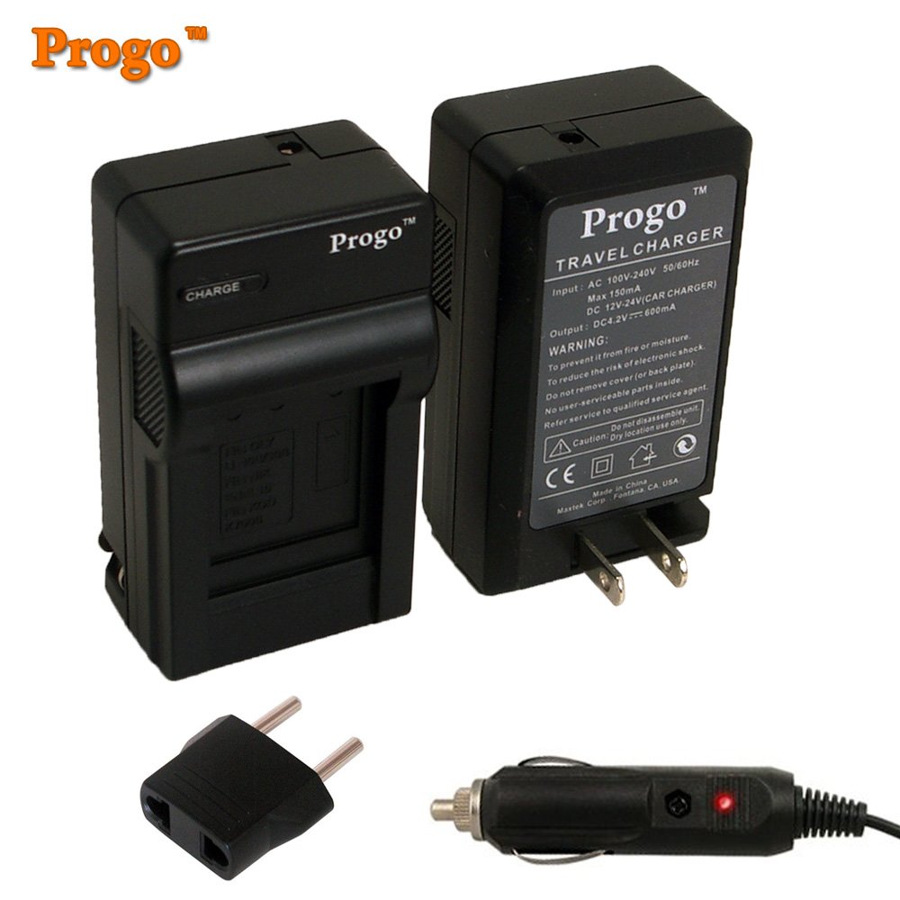EN-EL3e Digital Camera Battery Charger with Fold-in Wall Plug & Car/EU Adapters - Compatible with Nikon D90, D700, D300, D80, D70, D50, D200, D300s, D100, D70s - Perfect for Travel, Photography & Outdoor Shooting