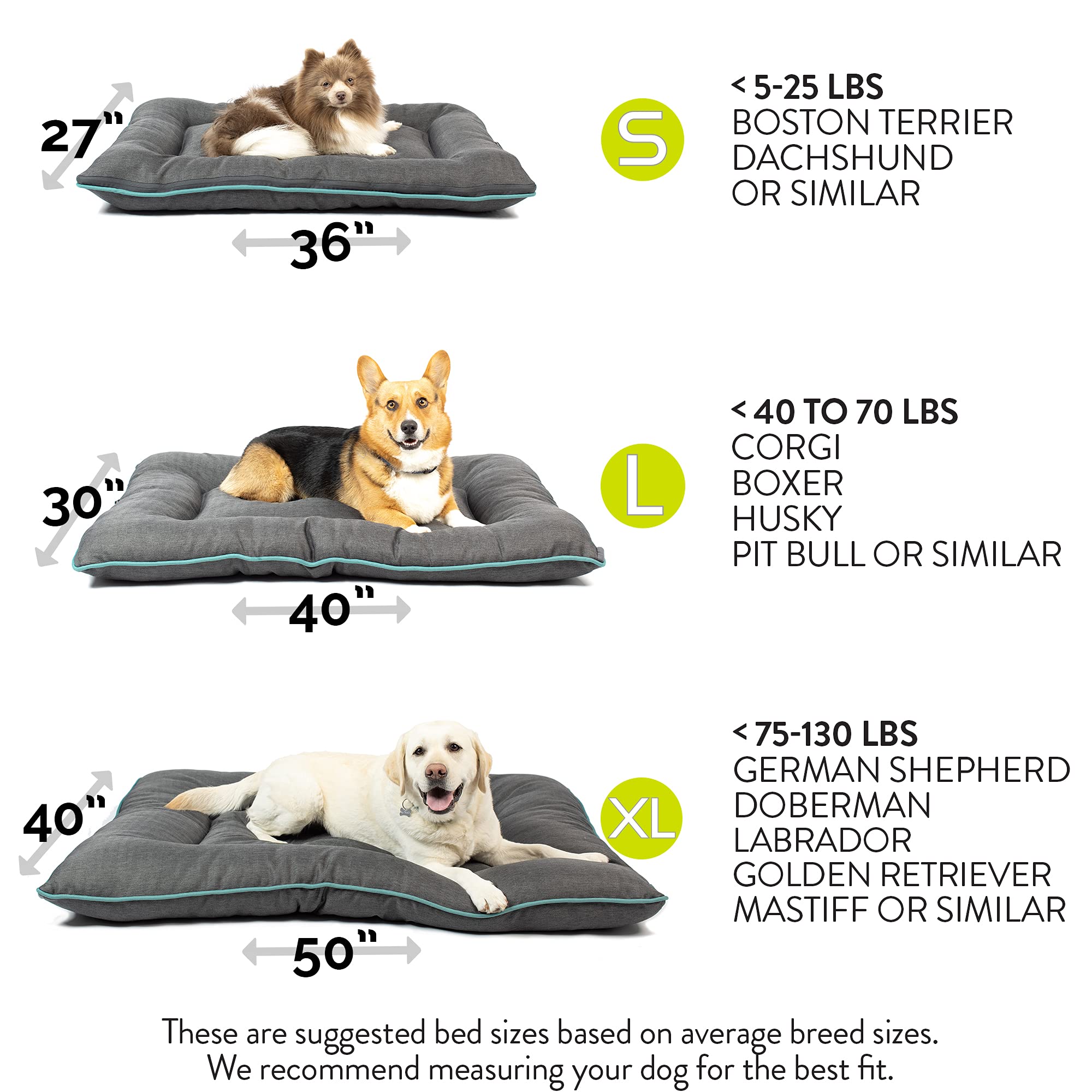 Hyper Pet's Mega Mat Deluxe Durable Washable Dog Bed - Small, Large & X-Large Sizes (40