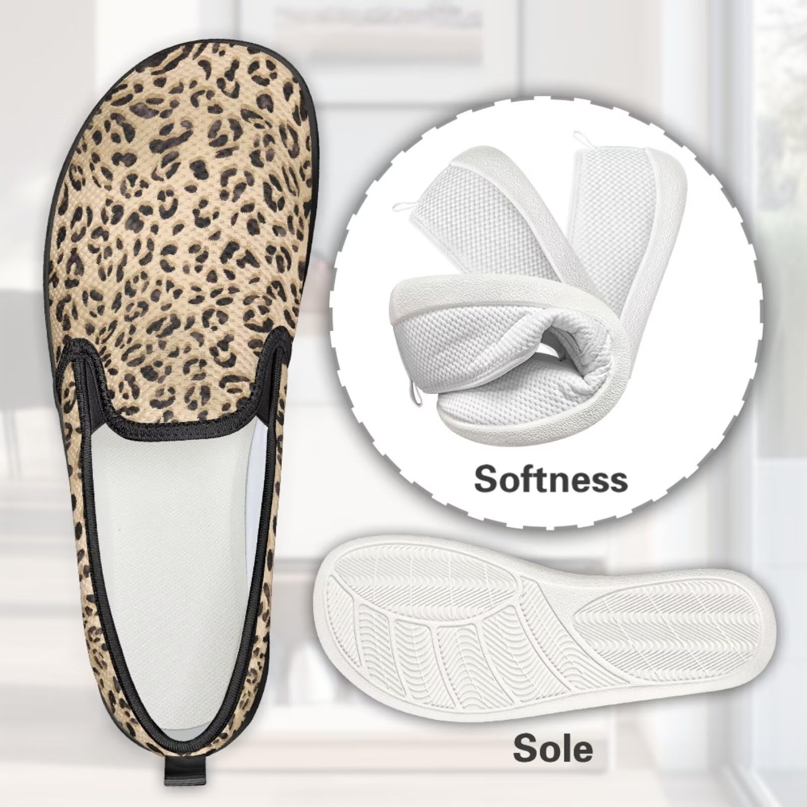 Women's Slip On Sneakers - Breathable Mesh Loafers for Casual Wear, Tennis & Work | Lightweight Comfortable Walking Shoes for Women | Perfect for Office, Travel & Everyday Use