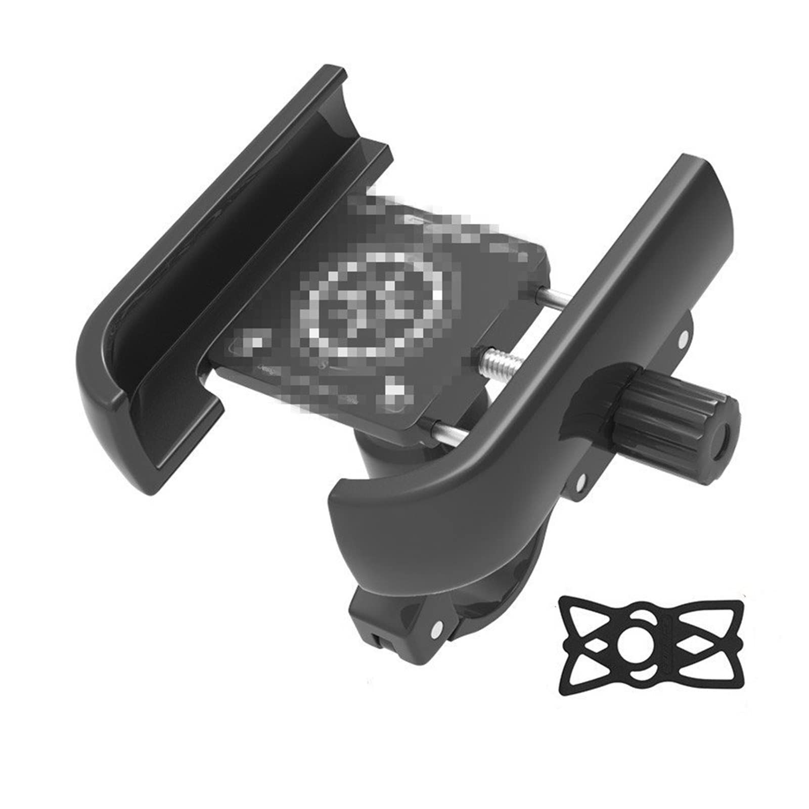 **Aluminum Alloy Bike Phone Holder - Universal Motorcycle & Bicycle Handlebar Mount - Adjustable & Secure for iPhone, Samsung, Google Pixel (Black) - Perfect for Cycling, Commuting & Outdoor Adventures**