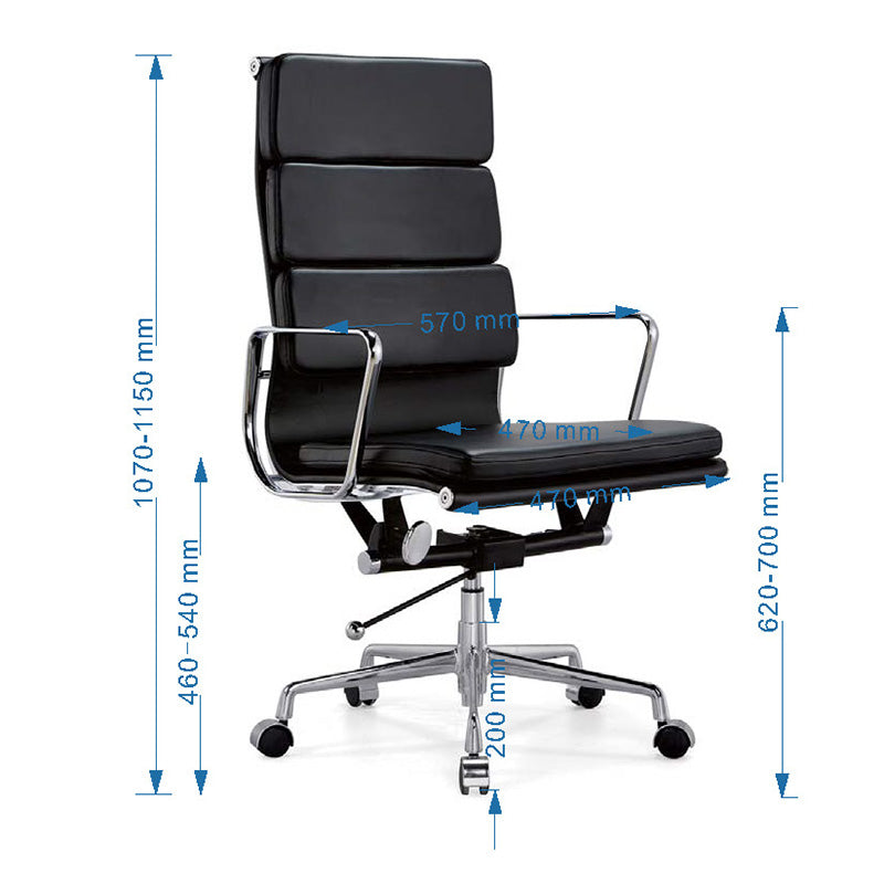 Premium ANDOR High Back Ergonomic Office Chair - Black | Adjustable Lumbar Support & Headrest for Comfort | Ideal for Home Office, Gaming & Workspace