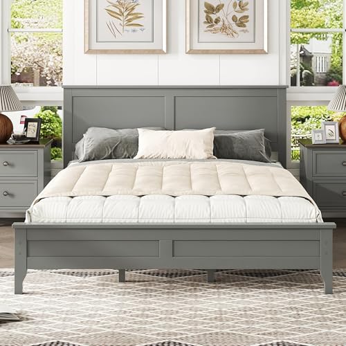 Gray With Headboard