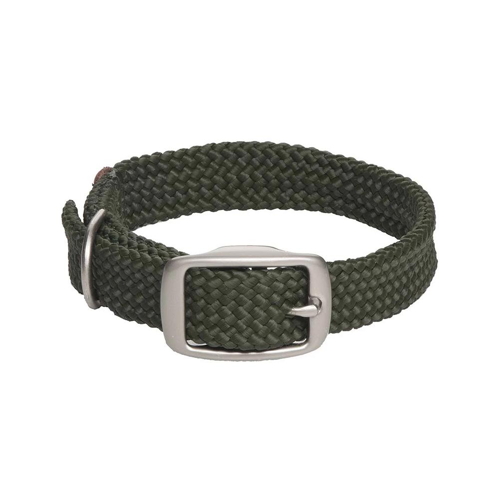 Premium Double Braid Dog Collar - Durable & Adjustable Nylon Pet Collar for Small Medium Large Dogs - Perfect for Walking, Training & Outdoor Adventures