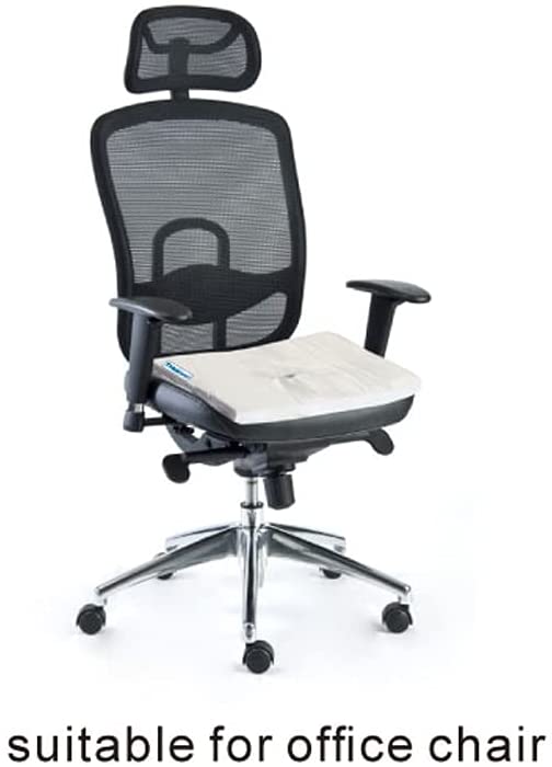 Orthopedic Memory Foam Back Cushion for Office Chair - Sit O Sage Lumbar Support Pillow for Car, Home & Work - Relieves Back Pain & Improves Posture - Perfect for Desk Workers, Drivers & Gamers