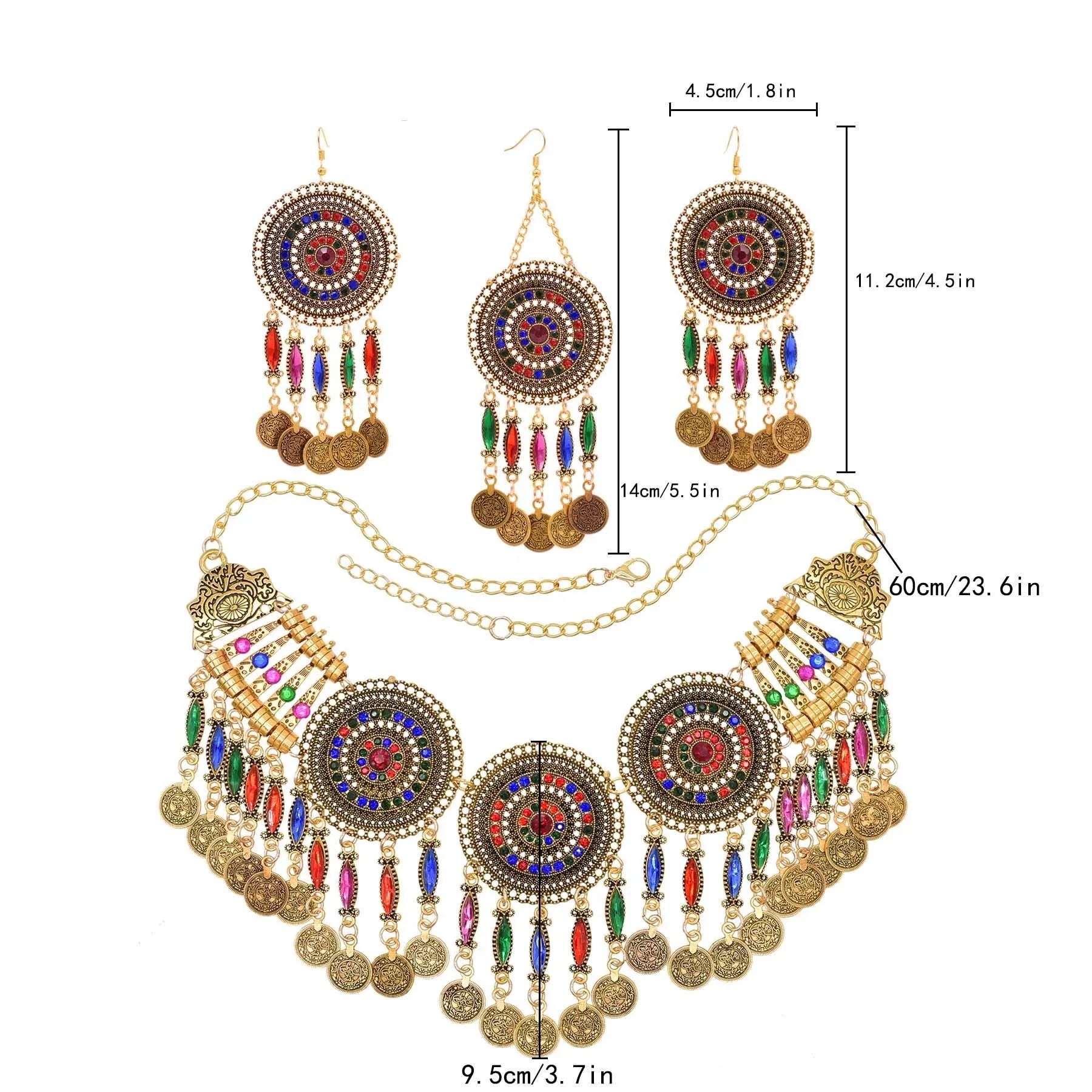 Exquisite Jewelry Set for Women - Elegant Necklace & Earrings Gift Set - Perfect for Parties, Weddings & Special Occasions