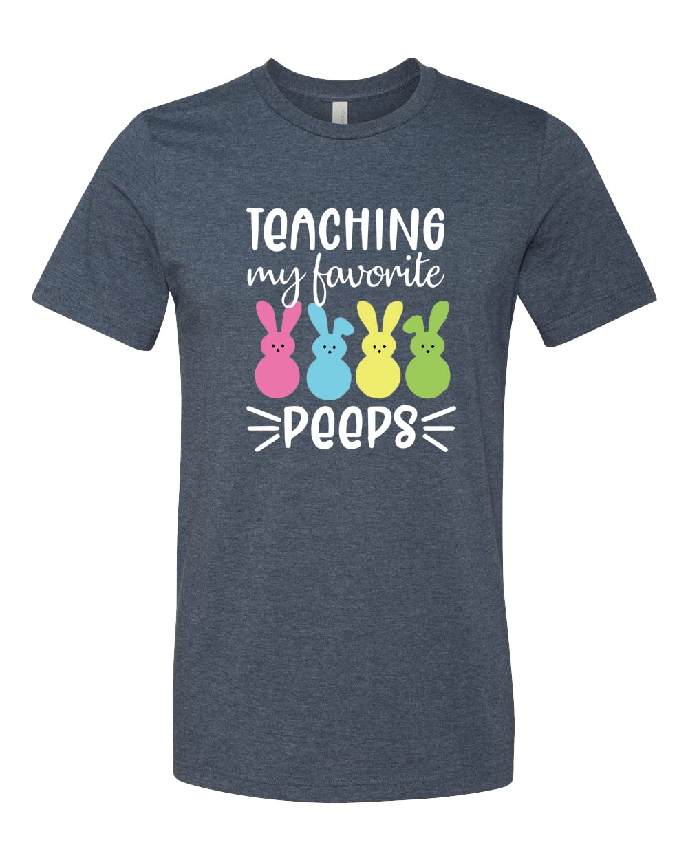 Best Teacher T-Shirt - Cute Easter Peeps Design for Educators - Perfect for Classroom, Easter Celebrations & Teacher Appreciation Gifts