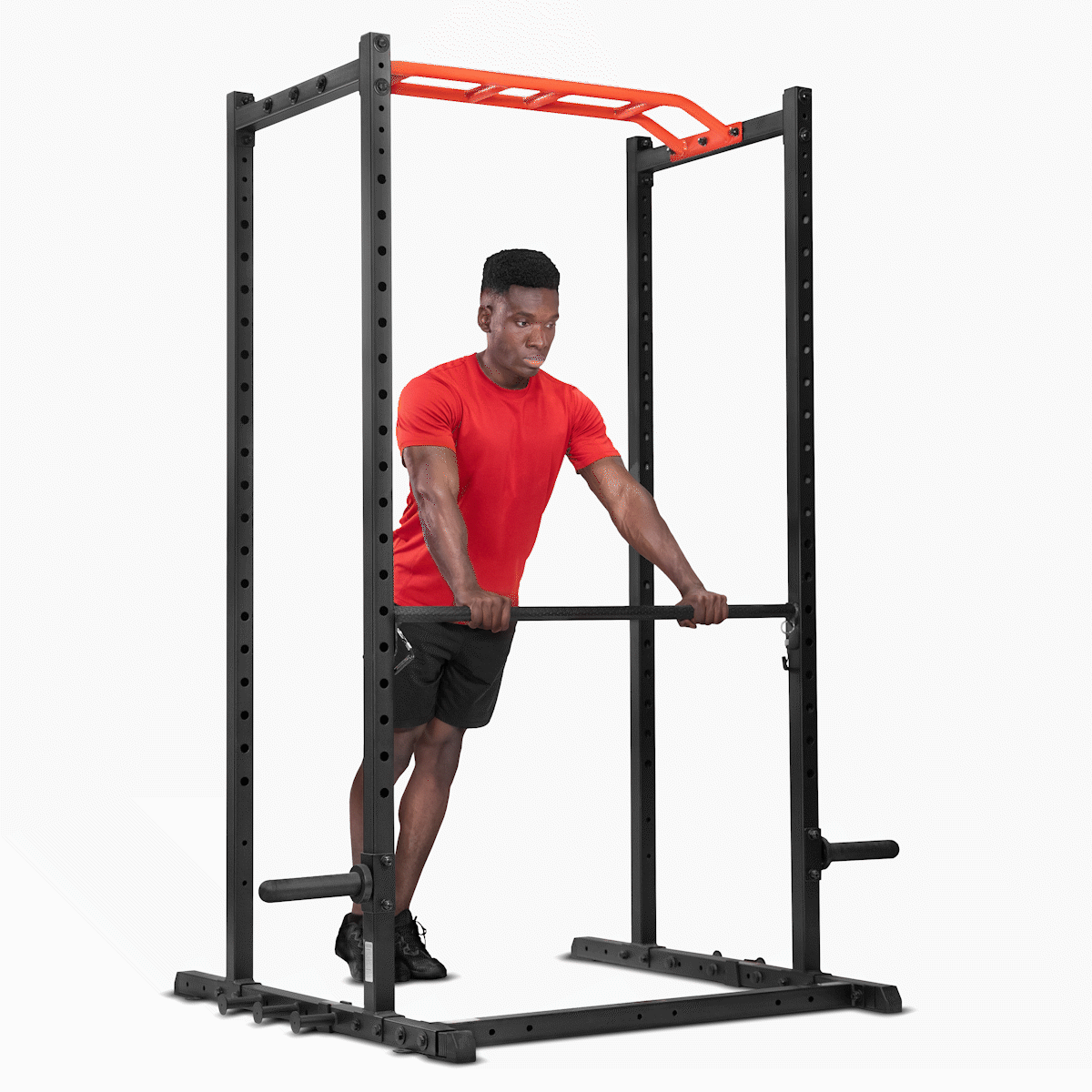 Adjustable Pull Up Bar Attachment for Power Racks & Cages - Heavy Duty Home Gym Equipment for Strength Training & CrossFit Workouts