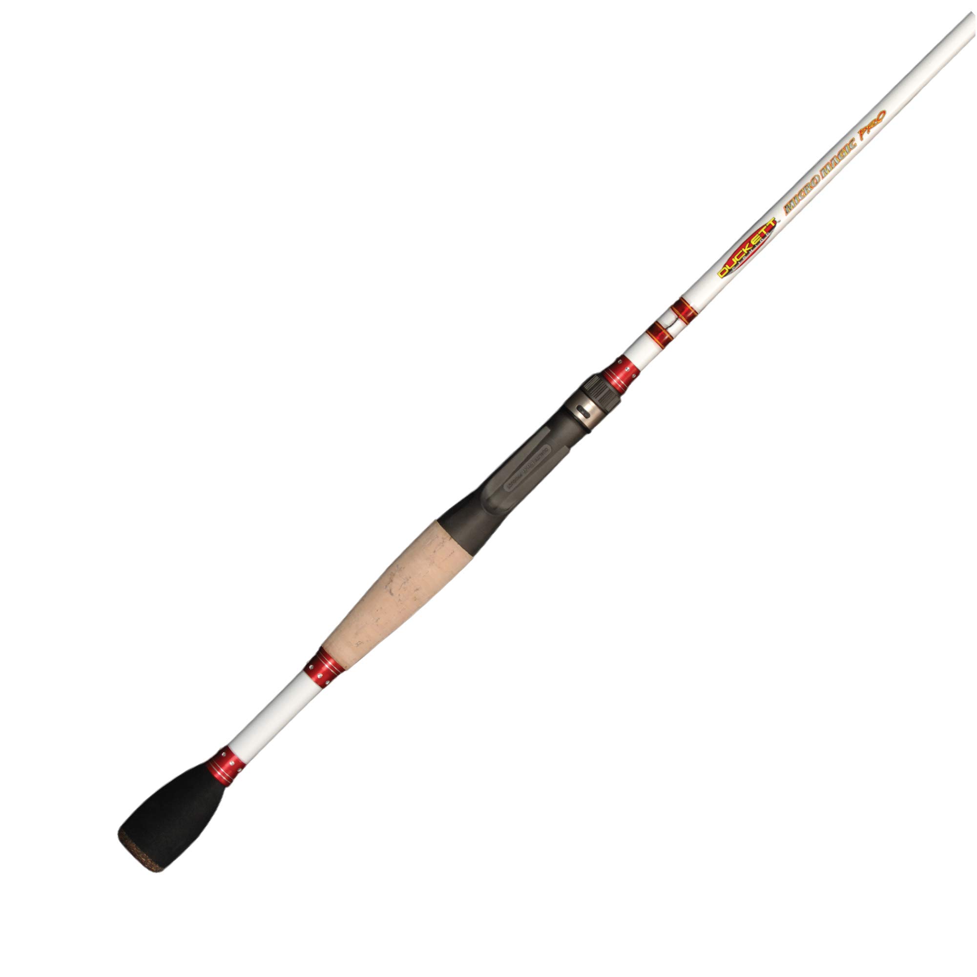 DUCKETT FISHING Micro Magic Pro Fishing Rod - Carbon Fiber with Micro-Guides & Sensi-Touch Blanks | Spinning, Casting & Cranking Options | Perfect for Bass, Trout & Freshwater Fishing