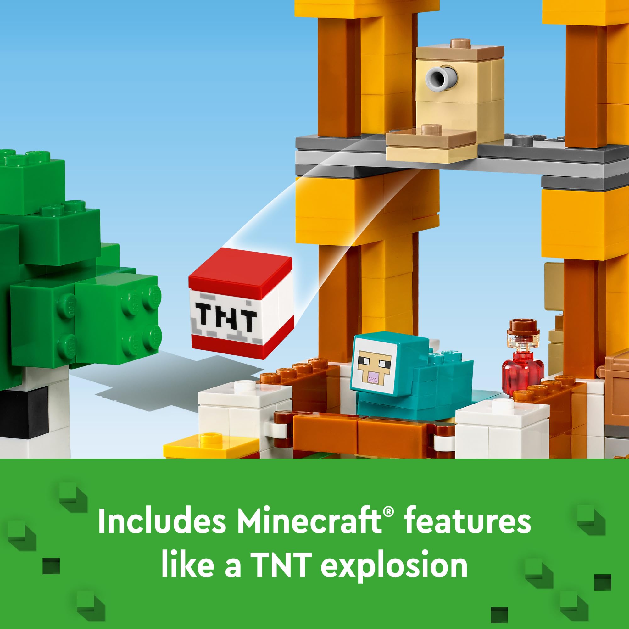 LEGO Minecraft The Crafting Box 4.0 21249 Building Blocks Toy Set with Mini Figures - Creative Construction Playset for Kids Ages 8+ | Perfect for Birthday Gifts & STEM Learning Activities