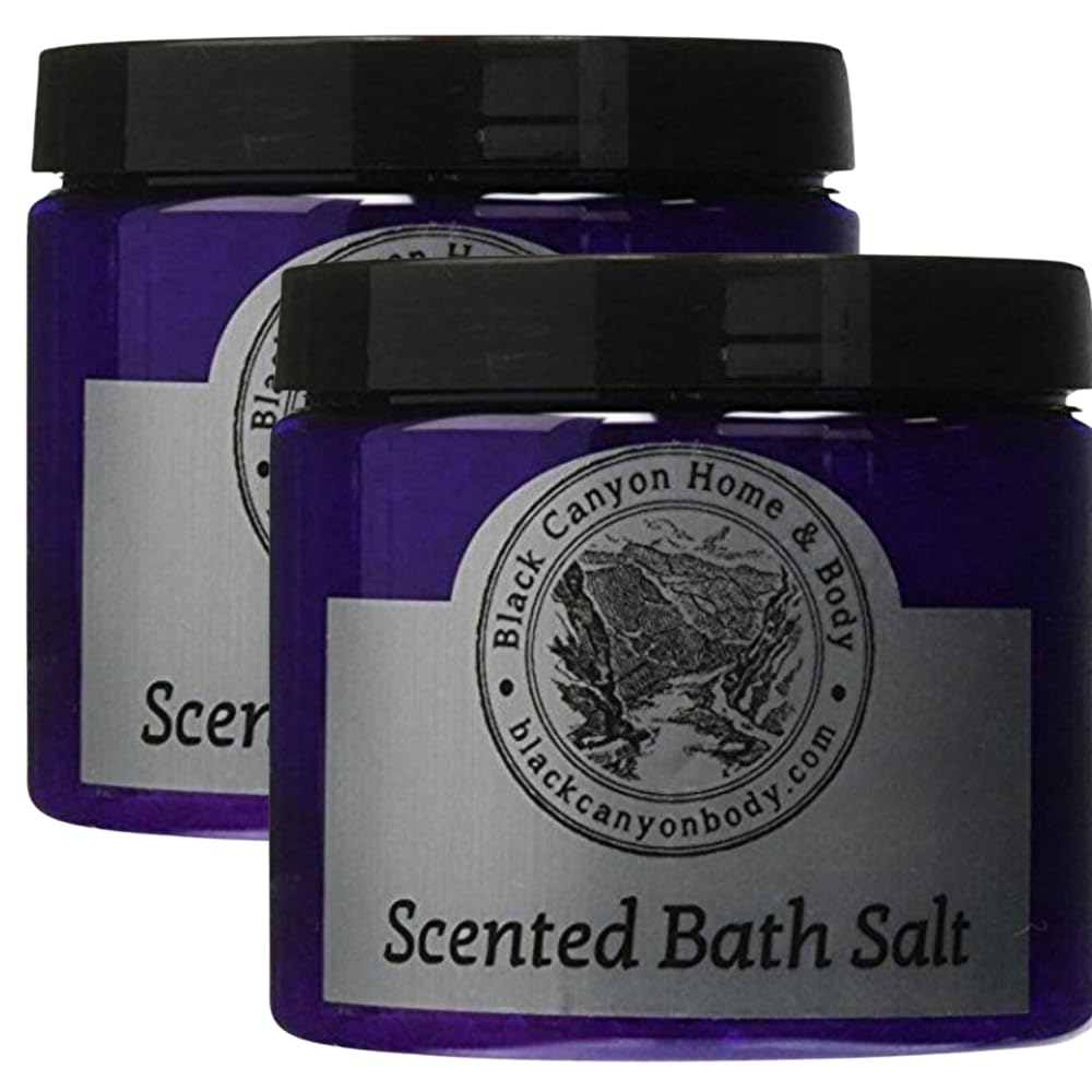 Black Canyon Peanut Butter Cups Scented Sea Salt Bath Soak - 20 Oz (2 Pack) | Relaxing Aromatherapy Bath for Stress Relief & Skin Hydration | Perfect Gift for Spa Lovers & Self-Care Enthusiasts