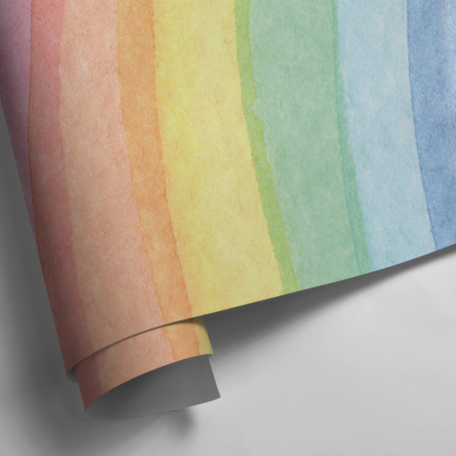 Funlife Large Rainbow Peel & Stick Wall Mural - 56.69