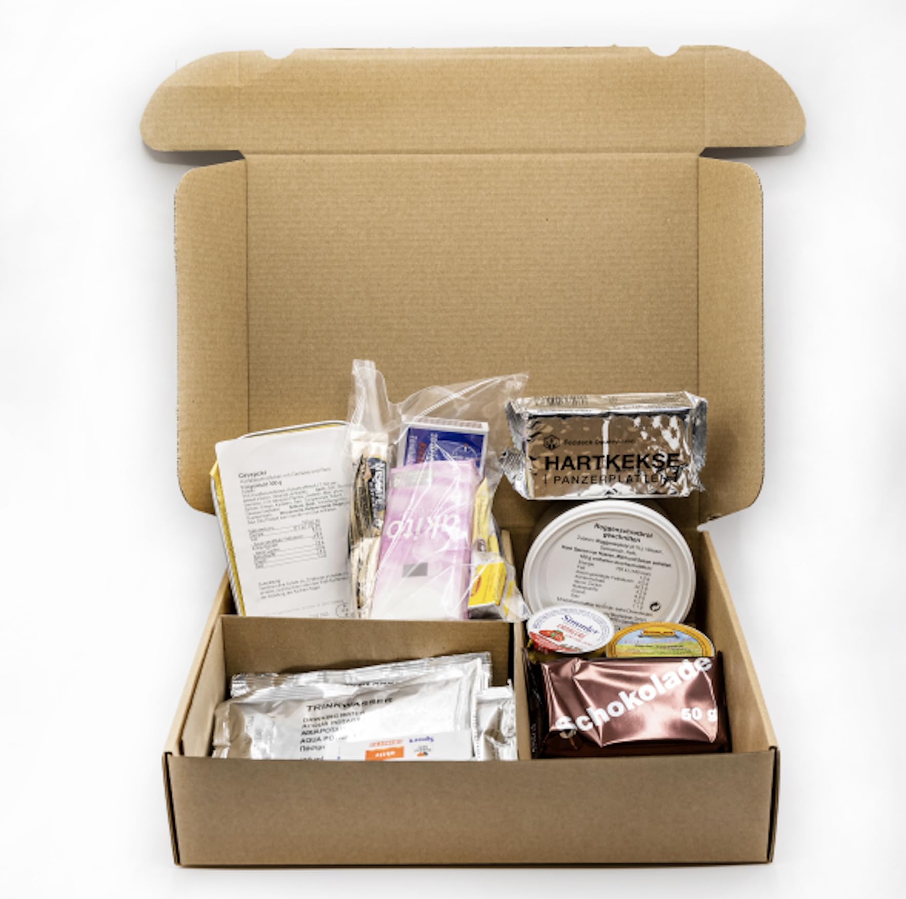 Original German MRE Army Ration Meal - Ready To Eat Emergency Food Supplies - Genuine Military Grade Survival Food for Camping, Hiking & Disaster Preparedness