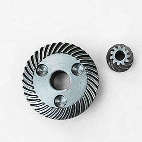 12mm Metal Spiral Bevel Gear Kit with Teeth Shaft - Compatible with Angle Grinder & Sander Models 9555NB, 9554NB, 9557NB, 9558NB - Perfect for Power Tool Repair & DIY Projects