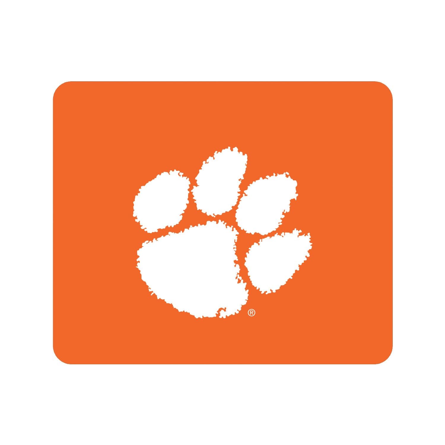 OTM Essentials Clemson University Standard Fabric Mouse Pad - Desk & Gaming Accessories for Work, School & Home Office - Non-Slip Computer Mousepad with Tiger Spirit Design