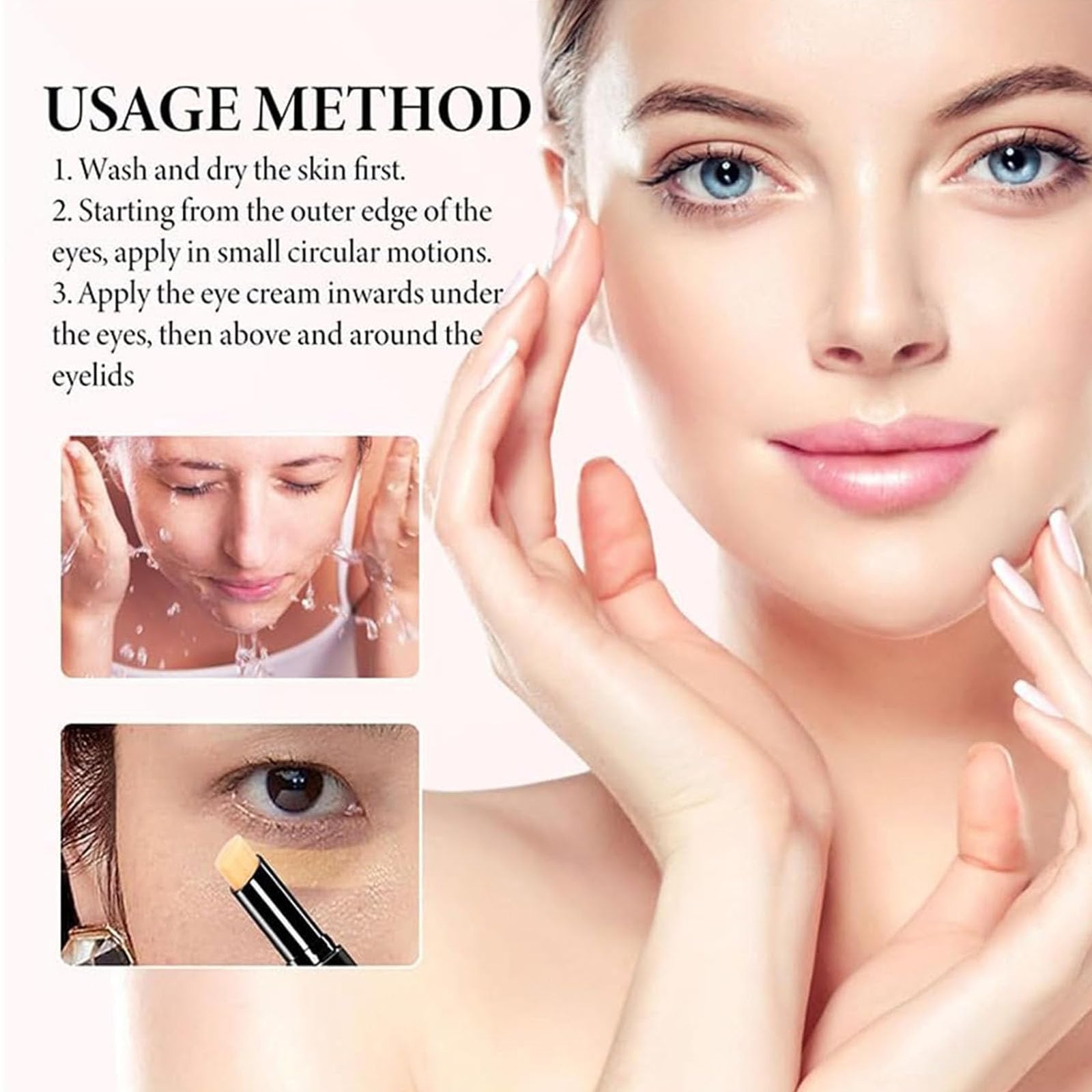 Under Eye Bags Treatment Stick - Dark Circle & Puffiness Relief Serum - Perfect for Morning Routine & Travel Skincare