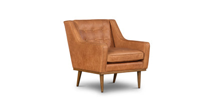 Gus Lounge Chair - Modern Comfortable Accent Chair for Living Room, Bedroom & Office - Perfect for Relaxing, Reading & Lounging