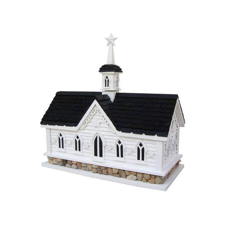 Handmade Amish Barn Bird House - Natural Wood Birdhouse for Outdoor Garden, Backyard Decor - Attracts Bluebirds, Finches & Wild Birds - Perfect for Garden, Patio, or Yard Decoration