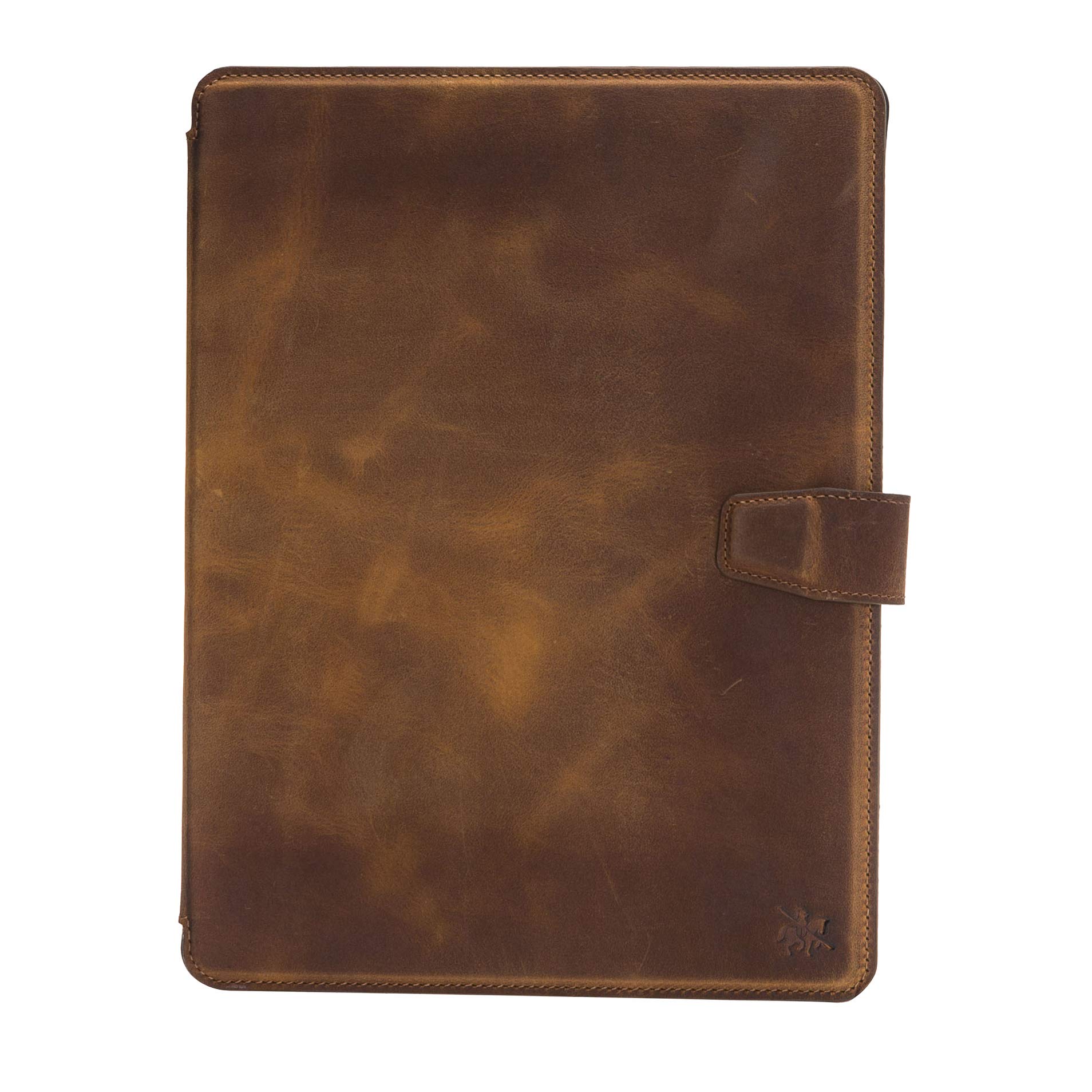 Venito Parma Handmade Leather Folio Stand Case for iPad Mini 5th Generation (2019) - Magic Tablet Wallet with Card Slots - Antique Brown - Perfect for Work, Travel & Daily Use