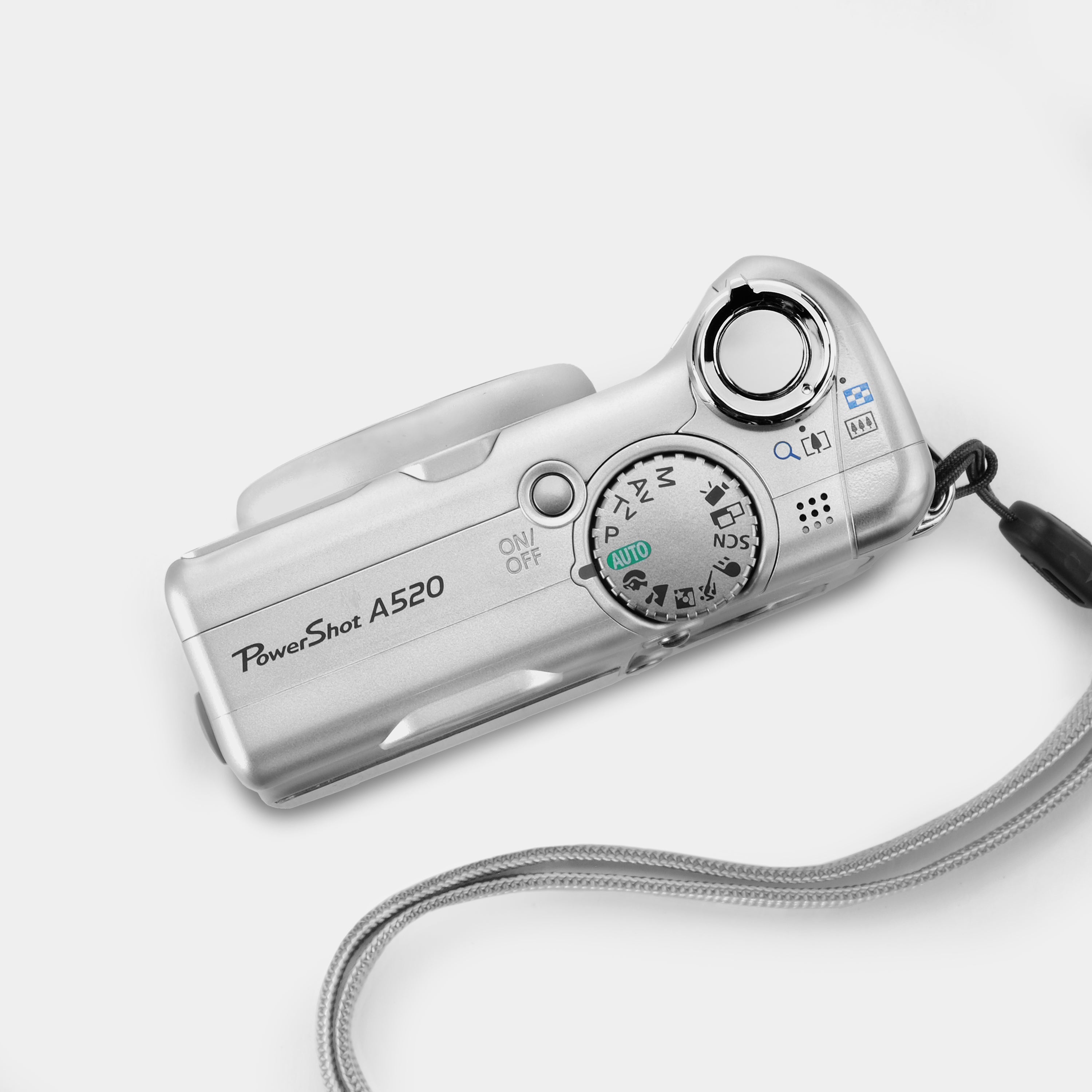 Canon PowerShot A520 Digital Camera - 4MP, 4x Optical Zoom, Compact Point & Shoot for Travel, Family Photos & Everyday Use