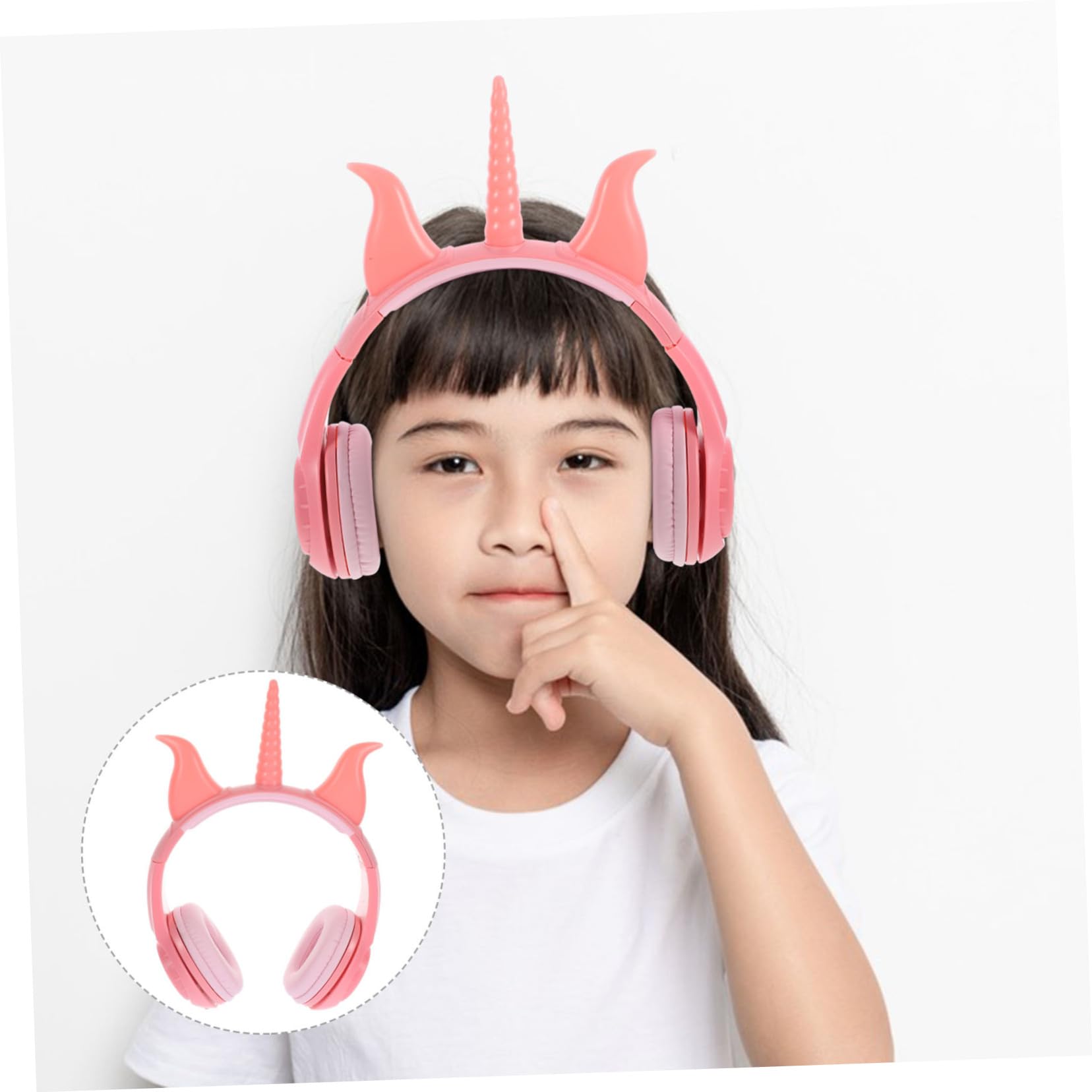 ARTIBETTER LED Light Up Gaming Headphones for Kids - Unicorn & Rhinoceros Horn Design, Comfortable Over-Ear Wired Headset for Boys & Girls | Perfect for Gaming, Music & Party Fun