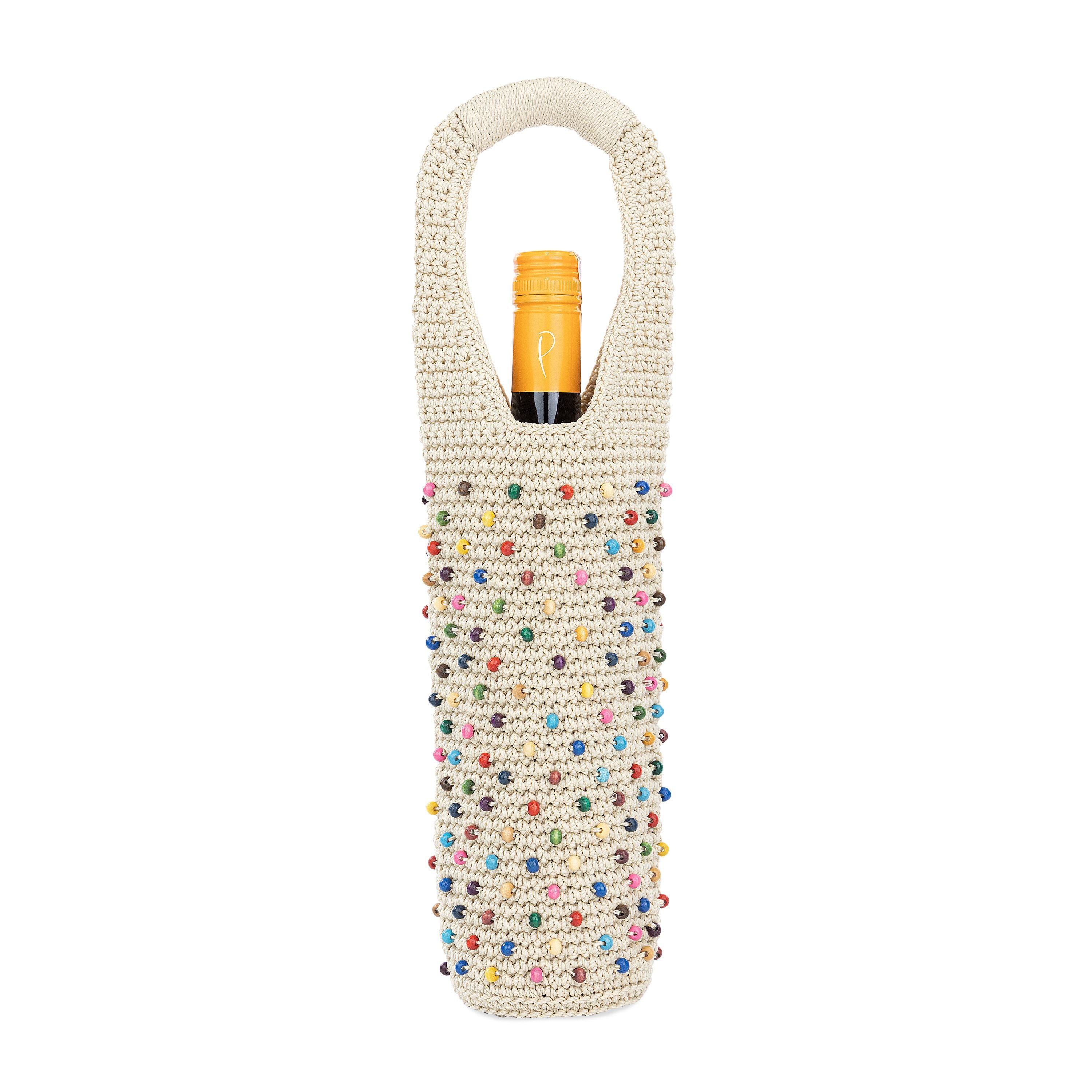 Premium Insulated Wine Tote Bag - Leakproof Reusable Wine Carrier with Adjustable Shoulder Strap for 2 Bottles - Perfect for Travel, Picnics, Gifts & Wine Tasting Events